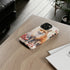 Christmas Fox in a Wreath of Red Berries - Impact Resistant Phone Case